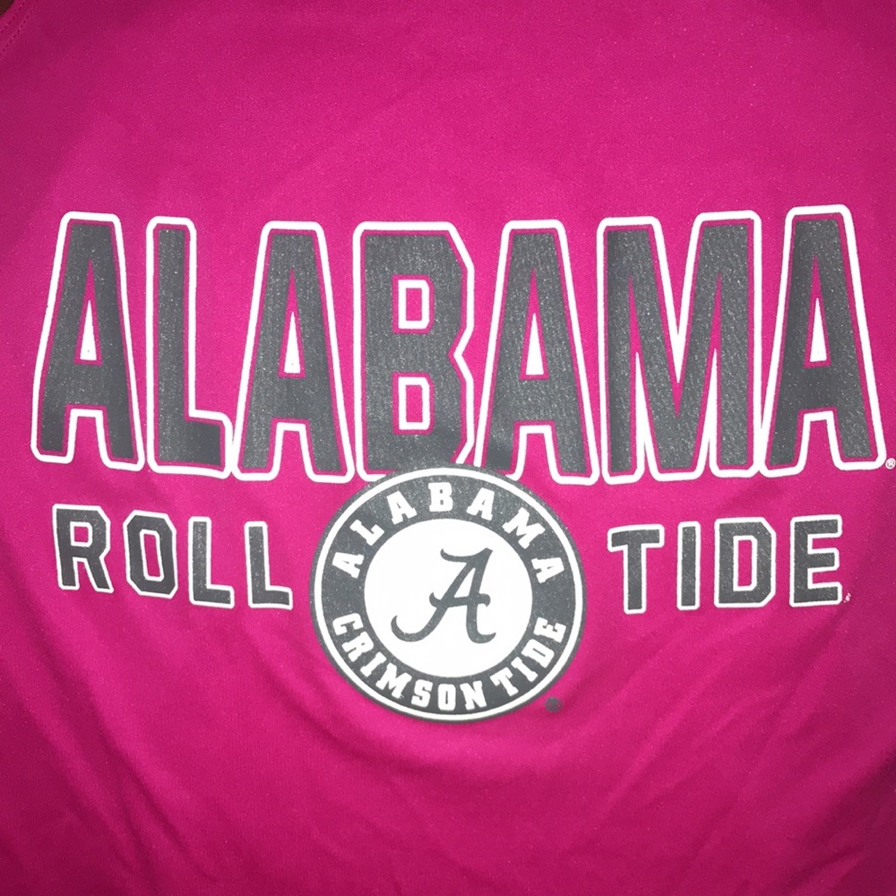 ALABAMA Pink Racerback Tank ROLL TIDE!!! - Picture 2 of 5